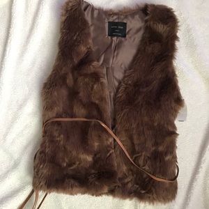 Brown vest
